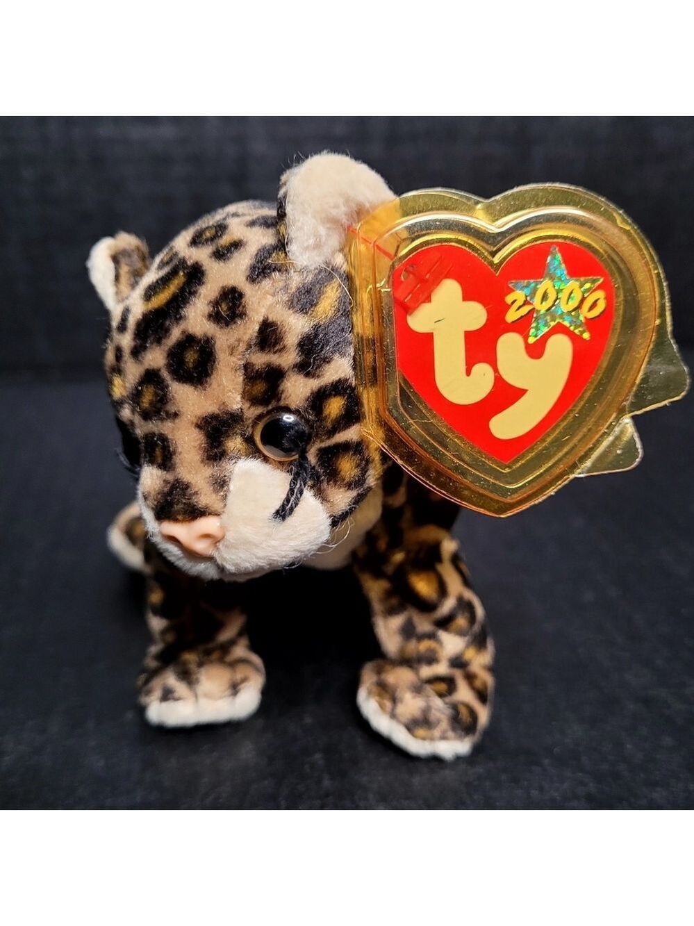 TY Beanie Babies Sneaky The Leopard MWMT